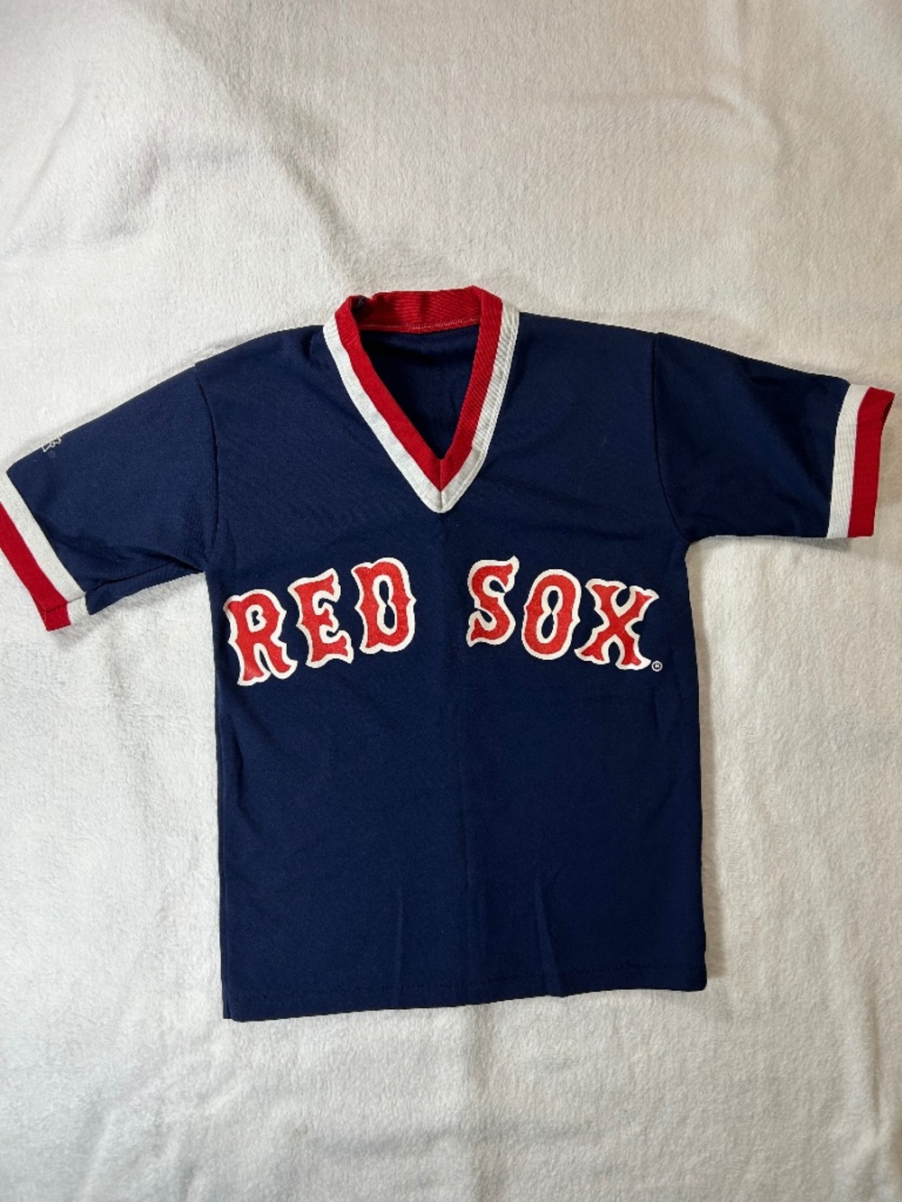 Vintage Majestic Boston Red Sox Jersey S (5-7) 90s/Y2K Kids Gameday Streetwear